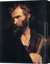 Dyck Canvas Paintings - Apostle Jude by Sir Antony van Dyck