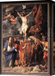 Dyck Canvas Paintings - Golgotha by Sir Antony van Dyck