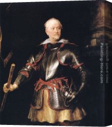 Dyck Canvas Paintings - Portrait of a Member of the Balbi Family by Sir Antony van Dyck