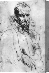 Dyck Canvas Paintings - Portrait of Pieter Bruegel the Younger by Sir Antony van Dyck