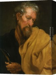 Dyck Canvas Paintings - Saint Bartholomew by Sir Antony van Dyck