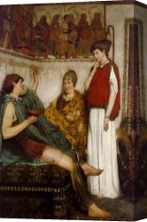 A Rank Soldier of The 7th Hussar Regiment Canvas Paintings - The Soldier Of Marathon by Sir Lawrence Alma-Tadema