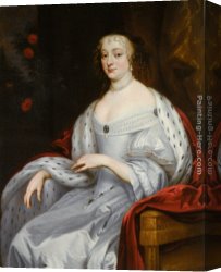 Lely Canvas Paintings - Portrait of Anne Hyde, Duchess of York by Sir Peter Lely