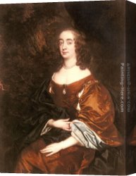 Lely Canvas Paintings - Portrait of Elizabeth Countess of Cork by Sir Peter Lely