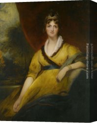 Countess Canvas Paintings - Portrait of Mary Countess of Inchiquin by Sir Thomas Lawrence