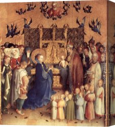 The Presentation Canvas Paintings - Presentation of Christ in the Temple by Stefan Lochner