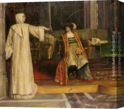 Stephen Canvas Paintings - Isabella and Angelo Measure for Measure by Stephen Reid