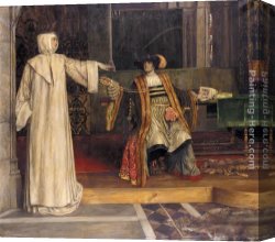 Stephen Canvas Paintings - Isabella and Angelo, Measure for Measure by Stephen Reid