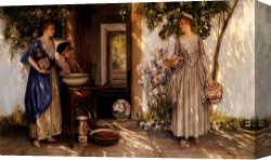 Stephen Canvas Paintings - The Potpourri Makers by Stephen Reid