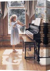 Beginning Canvas Paintings - Beginning by Steve Hanks