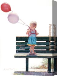 Wind Canvas Paintings - Blowin in the Wind by Steve Hanks