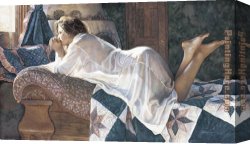 Heart Canvas Paintings - Matters of the Heart by Steve Hanks