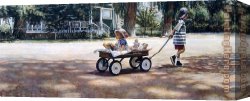 Journey Canvas Paintings - The Journey is the Goal by Steve Hanks