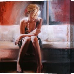 Talantbek Canvas Paintings - beauty by Talantbek Chekirov