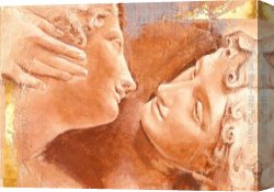 Romance Canvas Paintings - Classical Romance by Talantbek Chekirov