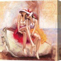 Spirit of Spring Canvas Paintings - Kindred Spirits by Talantbek Chekirov