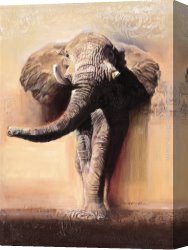 King's Canvas Paintings - King of Savannah by Talantbek Chekirov