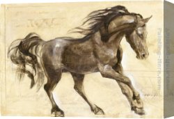 Talantbek Canvas Paintings - Maestro by Talantbek Chekirov