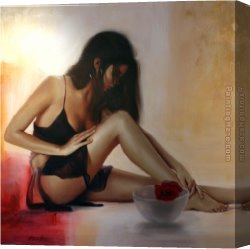 Talantbek Canvas Paintings - memory by Talantbek Chekirov