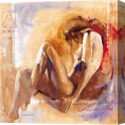 Talantbek Canvas Paintings - Not Now by Talantbek Chekirov