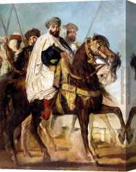 Ali Foreman Zaire Canvas Paintings - Ali-Ben-Hamet by Theodore Chasseriau