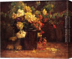 June Canvas Paintings - June Glory by Theodore Clement Steele