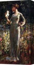 King's Canvas Paintings - A King's Daughter by Theodore Robinson