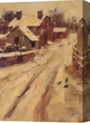 The Beatles @ Abbey Road Canvas Paintings - Country Road by Theodore Robinson