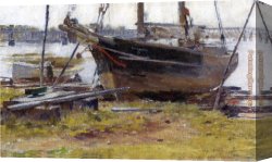 The E. M. J. Betty Canvas Paintings - The E. M. J. Betty by Theodore Robinson