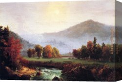 A View of The Forum Canvas Paintings - A View in the United States of America in Autumn by Thomas Cole