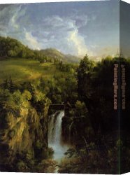 Thomas Cole Canvas Paintings - Genesee Scenery by Thomas Cole