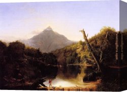 Thomas Cole Canvas Paintings - Mount Chocorua New Hampshire by Thomas Cole