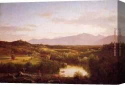 Thomas Cole Canvas Paintings - River in the Catskills by Thomas Cole