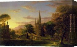 The Cart Or Return From Haymaking Canvas Paintings - The Return by Thomas Cole