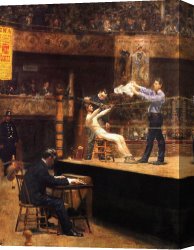 A Peaceful Time Canvas Paintings - In the mid-time by Thomas Eakins