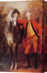 Thomas Gainsborough Canvas Paintings - Lord Ligonier by Thomas Gainsborough