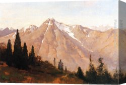 (holy Canvas Paintings - Mountain of the Holy Cross by Thomas Hill