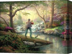 Thomas Gainsborough Canvas Paintings - It doesn't get much better by Thomas Kinkade