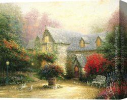 Blessing Canvas Paintings - The Blessings Of Spring by Thomas Kinkade