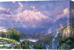 Vista Canvas Paintings - Twilight Vista by Thomas Kinkade