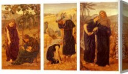 Matthew Canvas Paintings - The Story of Ruth by Thomas Matthews Rooke