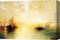 Venice Canvas Paintings - Venice I by Thomas Moran