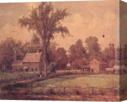 June Canvas Paintings - June Paradise Valley by Thomas Worthington Whittredge