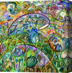 Wandering Thoughts Canvas Paintings - An expanse for wandering by Unknown Artist