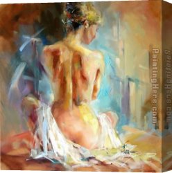 Repose Canvas Paintings - Anna Repose I by Unknown Artist
