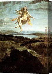 Giovanni Paolo Pannini Canvas Paintings - Assumption of Magdalene By Giovanni Lanfranco by Unknown Artist