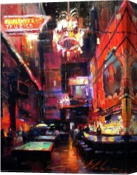 Rehearsal on The Stage Canvas Paintings - Back Stage Bar by Unknown Artist