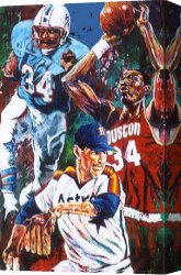 Star Canvas Paintings - big star by Unknown Artist