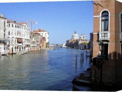 Canal Canvas Paintings - Grand Canal scene by Unknown Artist