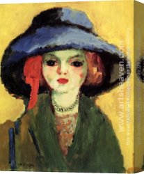 Portrait of Margareta Van Oostenrijk Canvas Paintings - Kees van Dongen Portrait of Dolly by Unknown Artist